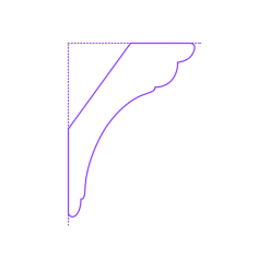 Buildings Mouldings Trim Crown Colonial Laser Cut Svg File, Free Vectors File